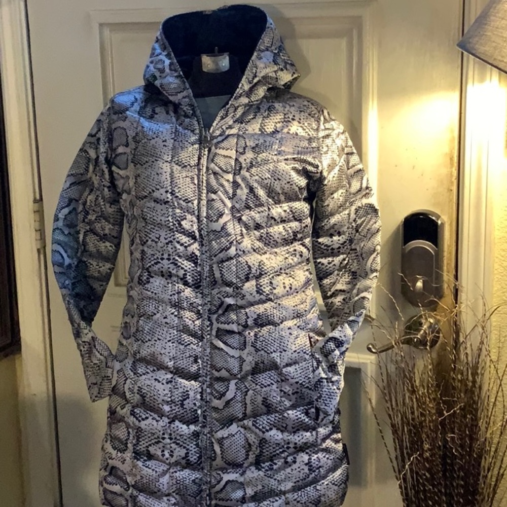 Down Filled Obermeyer Snakeskin Patterned Jacket,… - image 1